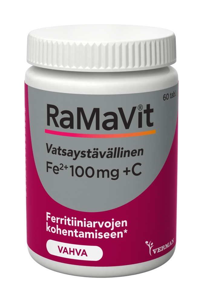 Ramavit Rauta 100 mg 60 tablettia