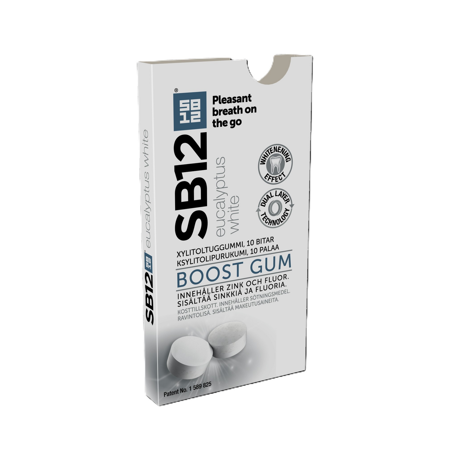 SB12 Boost Eucalyptus White Purukumi 10 kpl - Apteekkiplus.fi