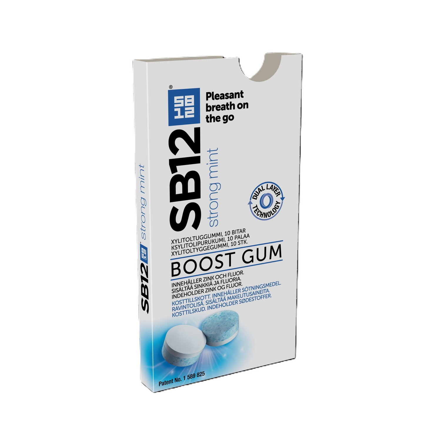 SB12 Boost Gum Strong Mint Purukumi 10 kpl