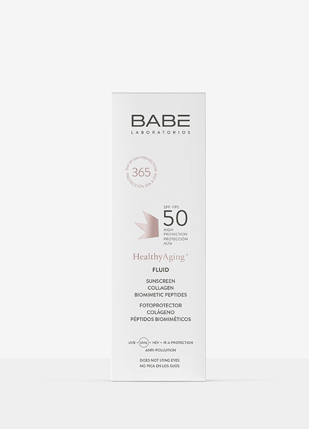 BABE Healthyaging+ Fluid Sunscreen SPF 50