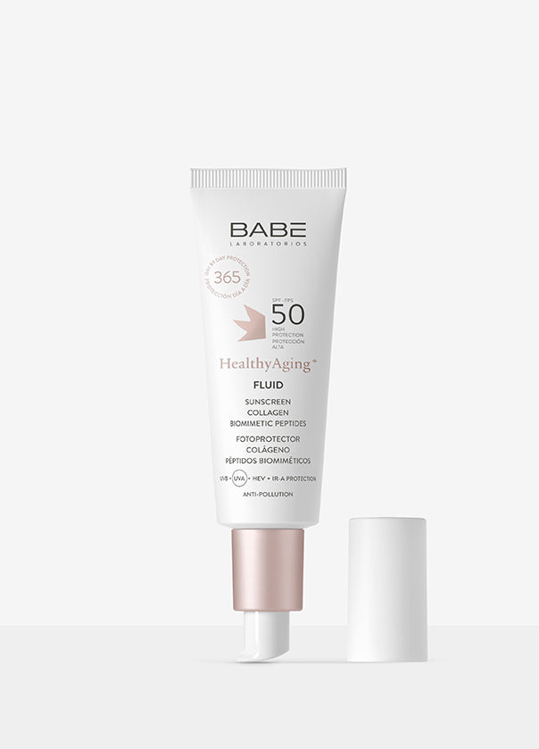 BABE Healthyaging+ Fluid Sunscreen SPF 50