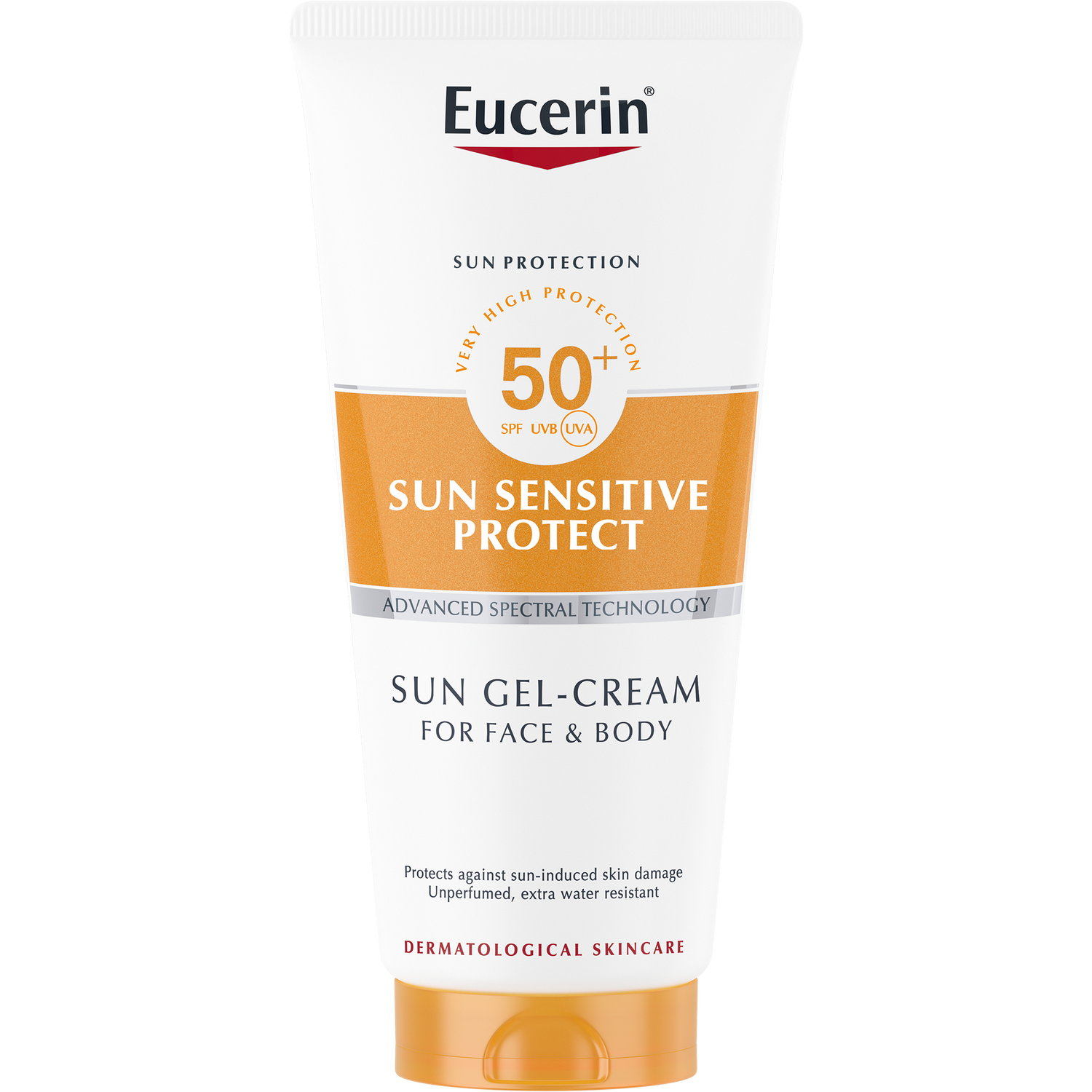 Eucerin Sun Sensitive Protect Sun Gel Cream SPF50+ aurinkovoide aurinkoihottumaan taipuvaiselle iholle