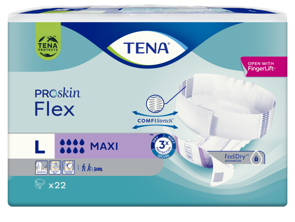 TENA FLEX MAXI 22 kpl -eri kokoja