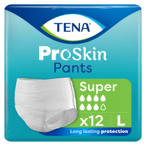 TENA PROSKIN PANTS SUPER L 12 kpl
