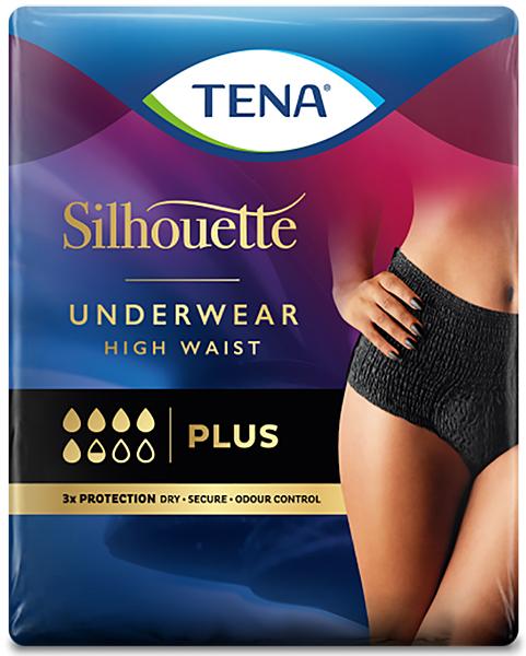 TENA Silhouette Plus noir koko M 9 kpl