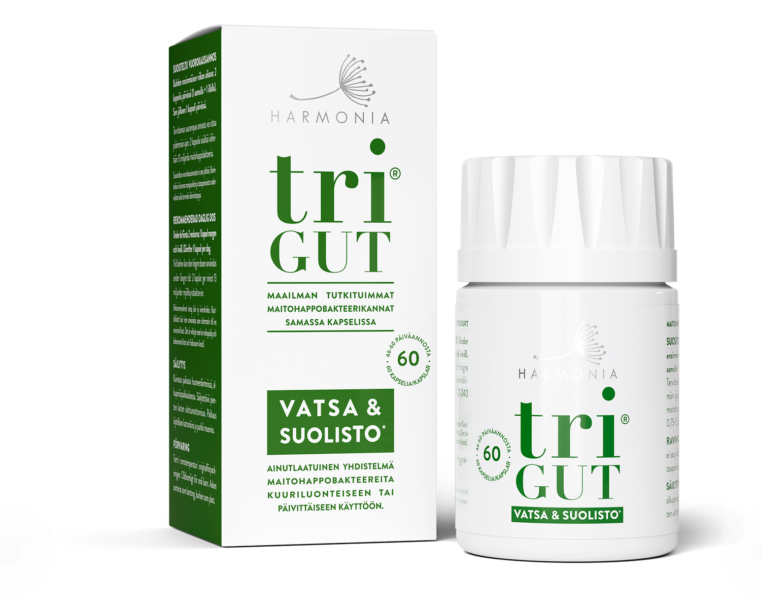 Harmonia triGUT maitohappobakteerivalmiste 60 kaps