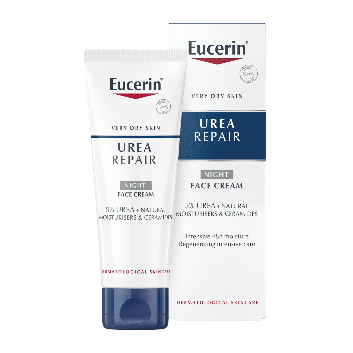Eucerin UreaRepair 5% Urea Night Face Cream
