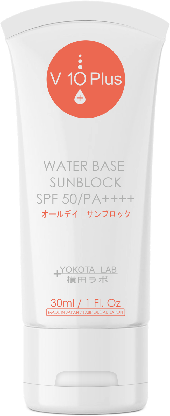 V10 Plus Water Base Sunblock SPF50 aurinkosuojavoide