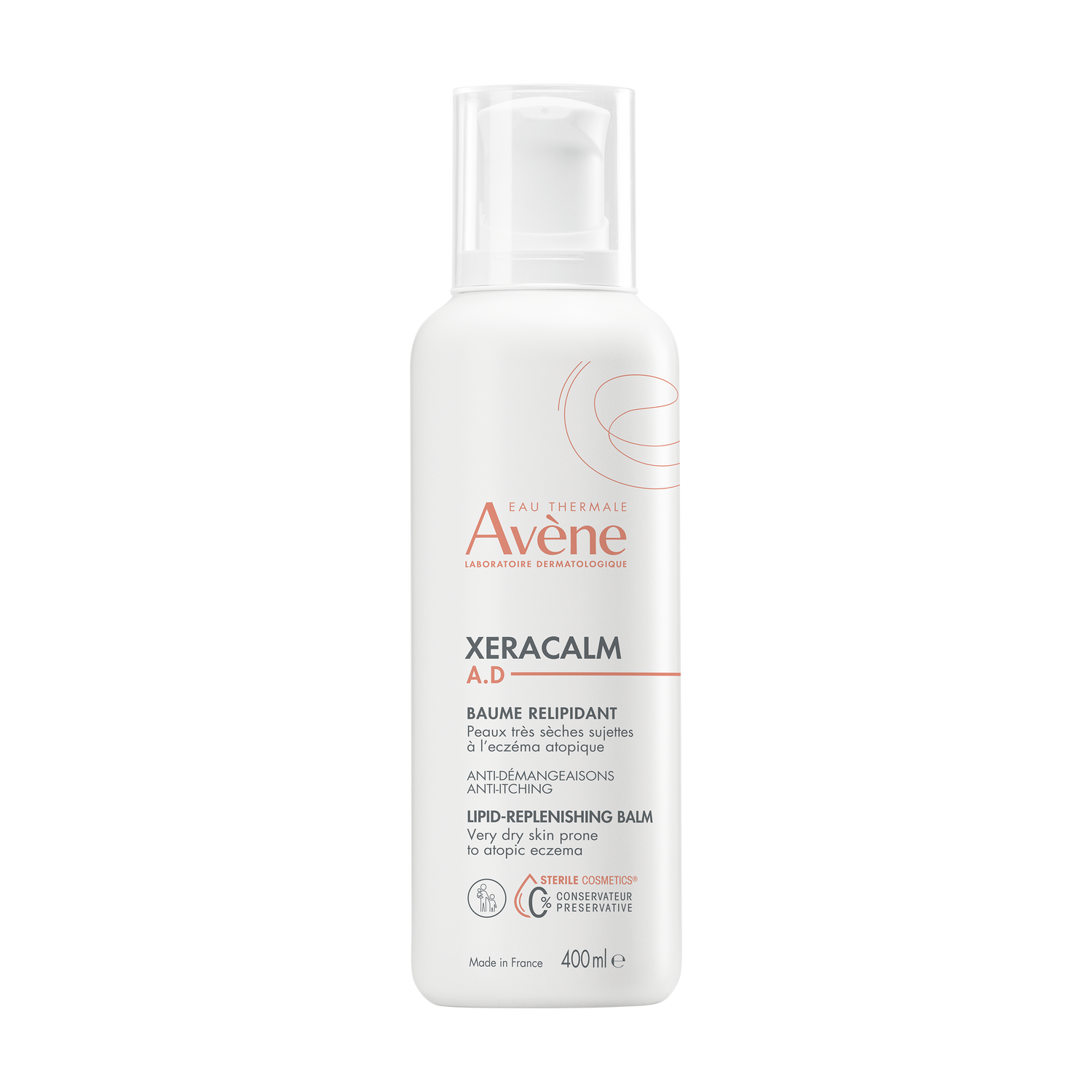 Avène XeraCalm A.D Lipid-replenishing Balm pumppupullo