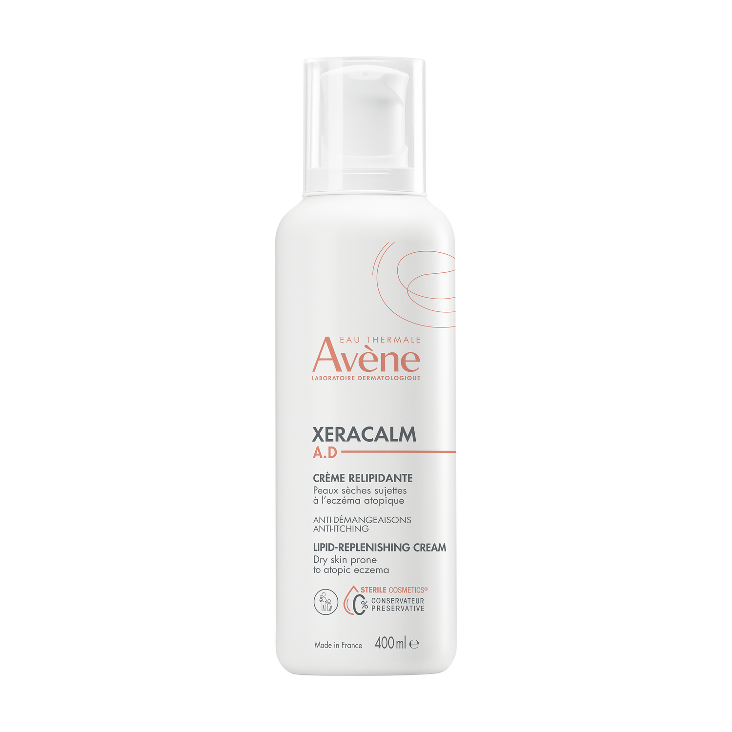 Avene XeraCalm A.D Lipid-replenishing Cream pumppupullo