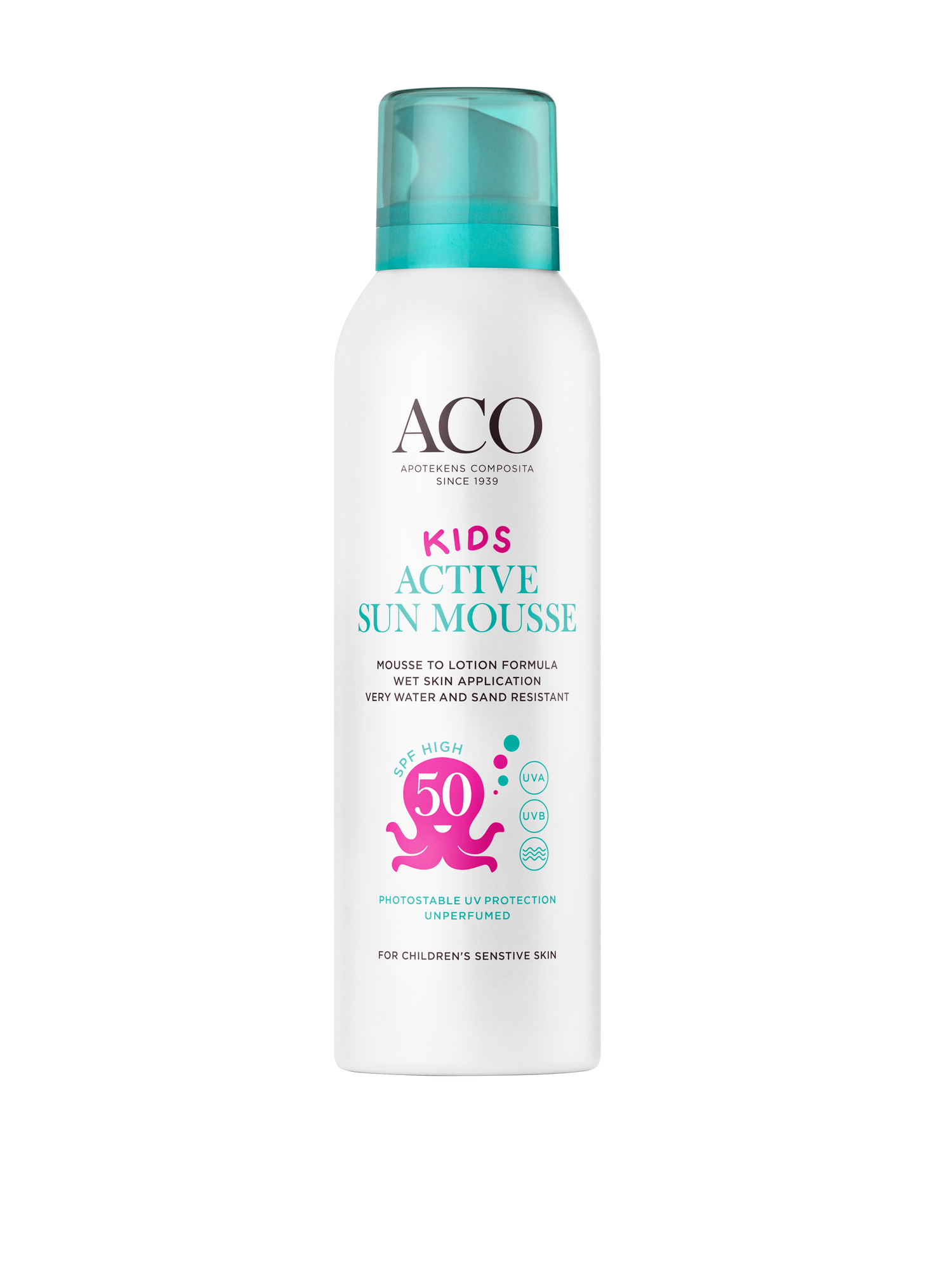 ACO Sun Kids Active Sun Mousse SPF50