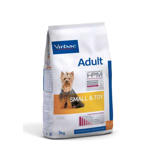 Virbac HPM Dog Adult Small & Toy -eri kokoja
