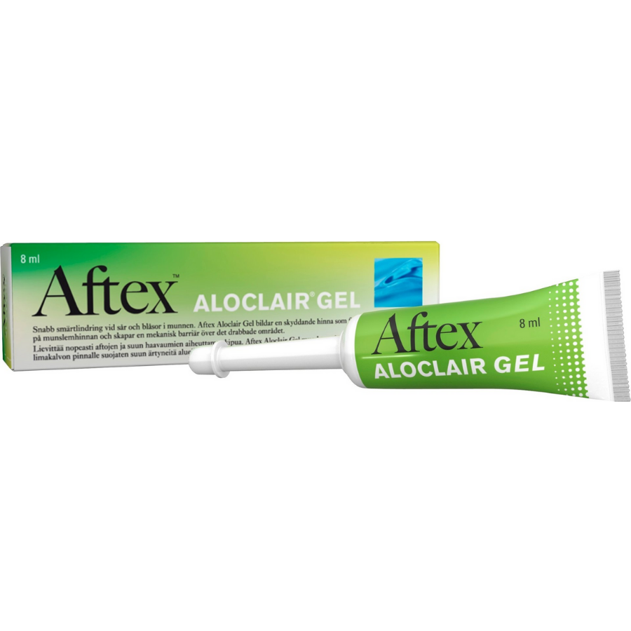 Aftex Aloclair plus Gel -geeli suun haavaumiin ja aftoihin