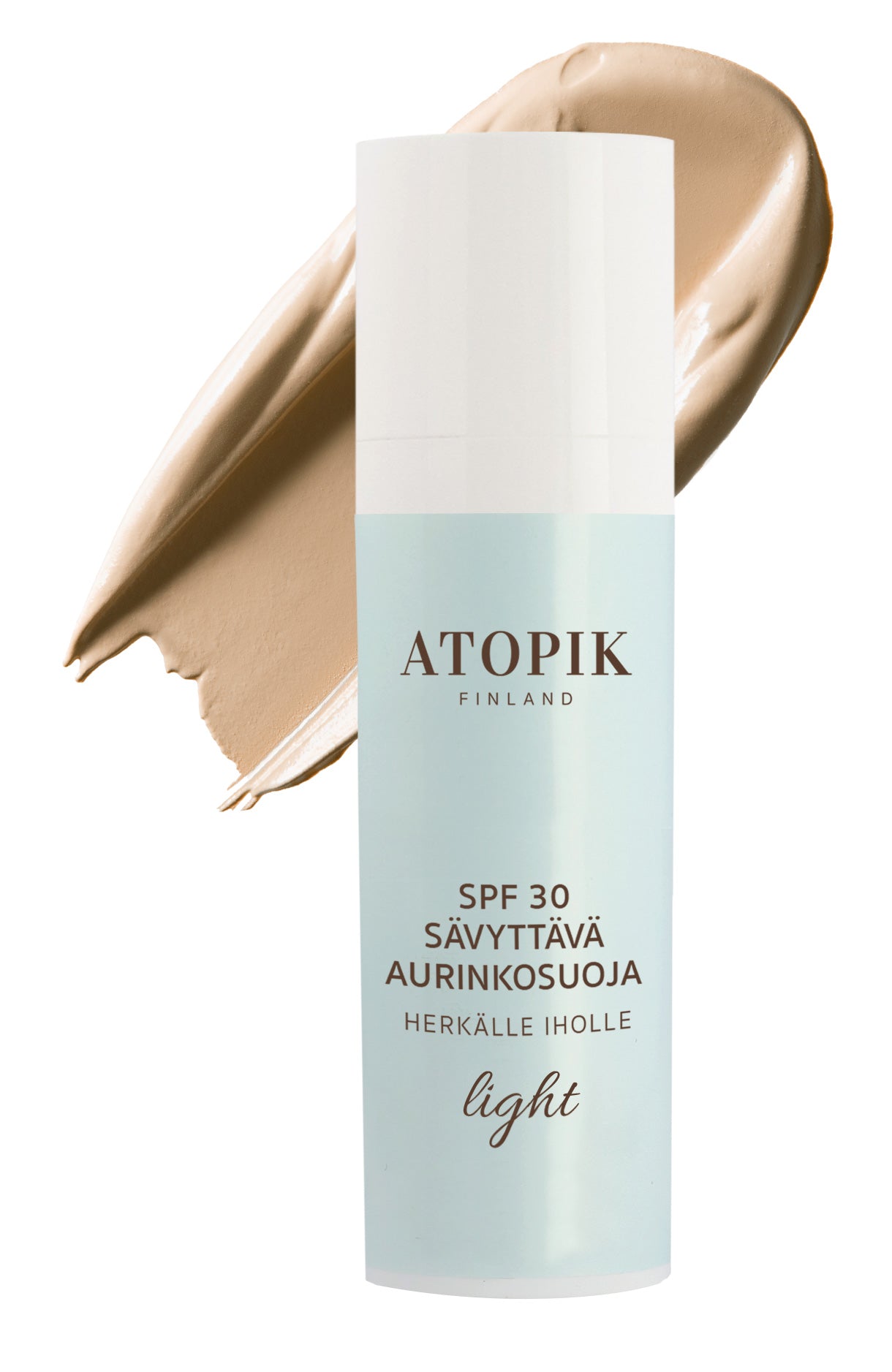 Atopik SPF 30 Sävyttävä Aurinkosuoja Light