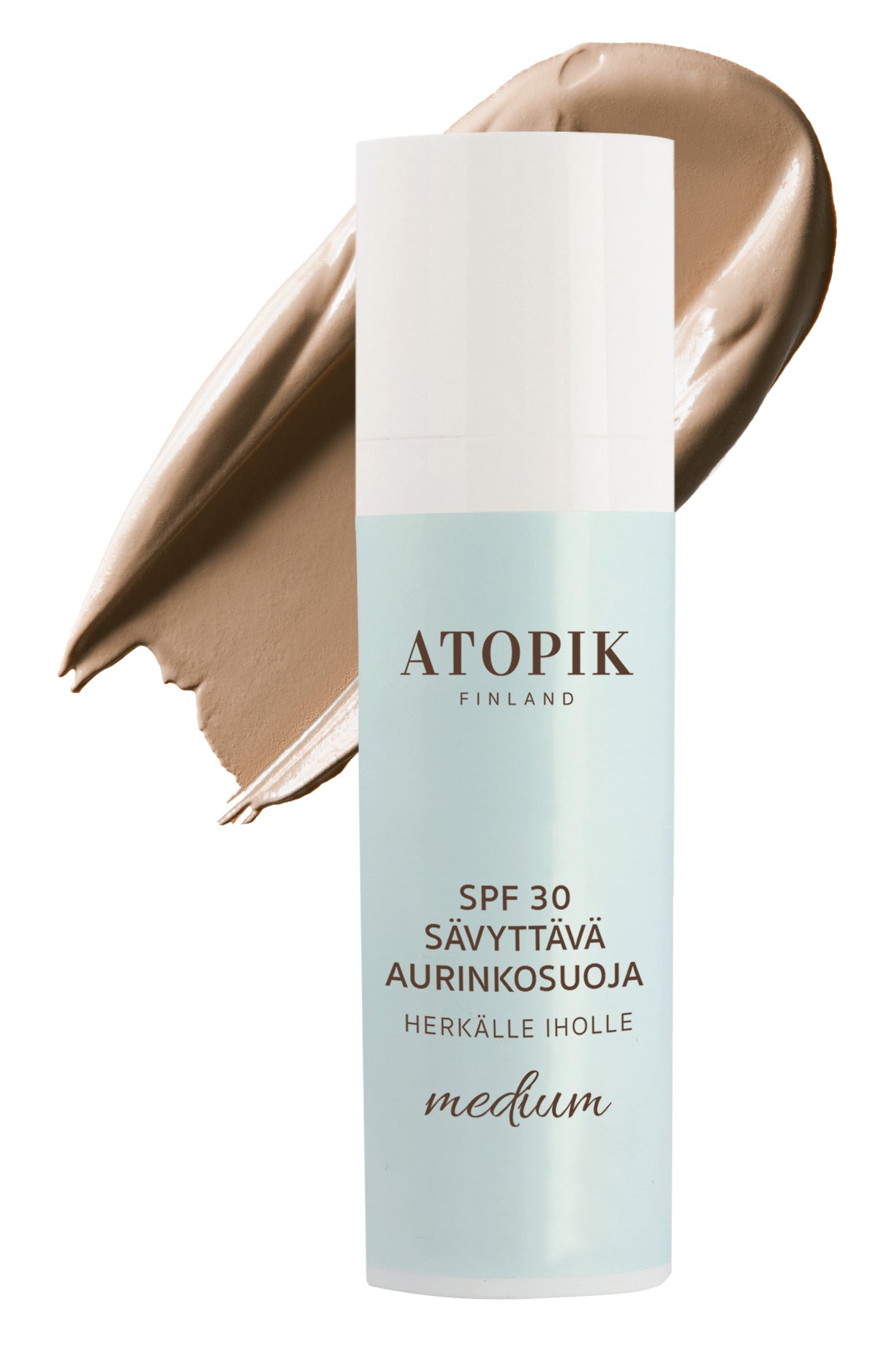 Atopik SPF 30 Sävyttävä Aurinkosuoja Medium