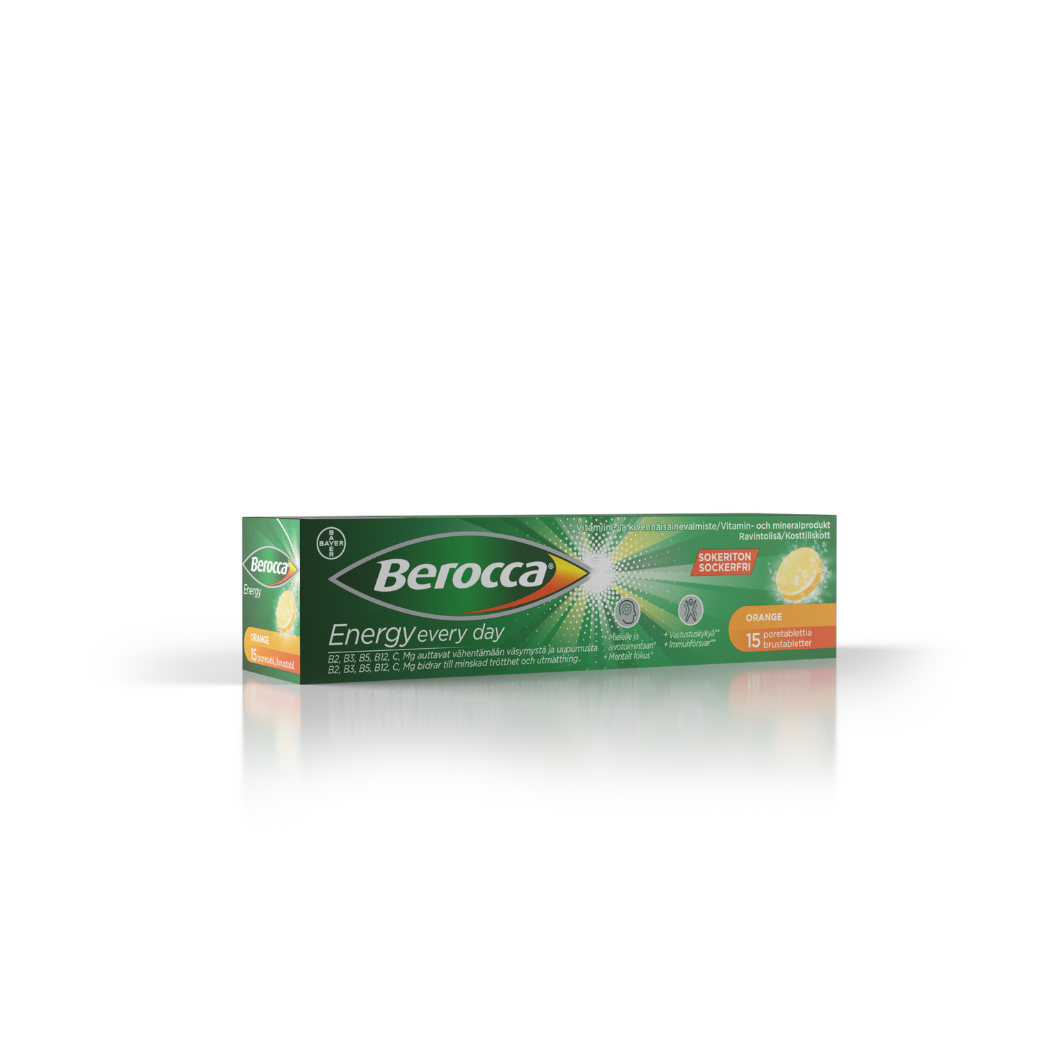 Berocca Energy Orange 15 poretablettia