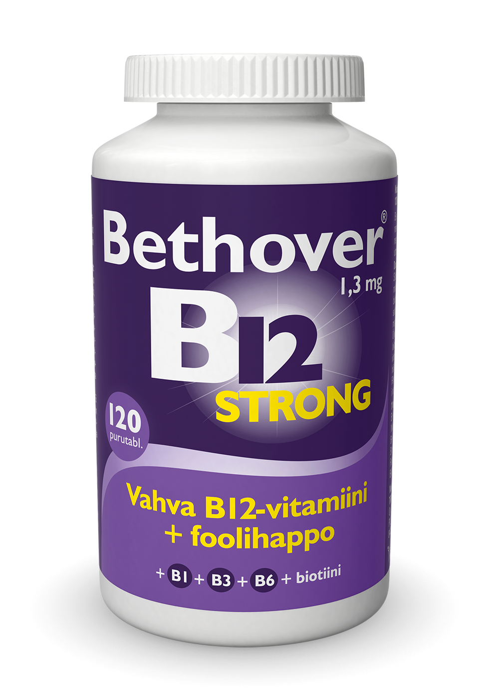 Bethover Vahva B12 Mansikka - Eri pakkauskokoja