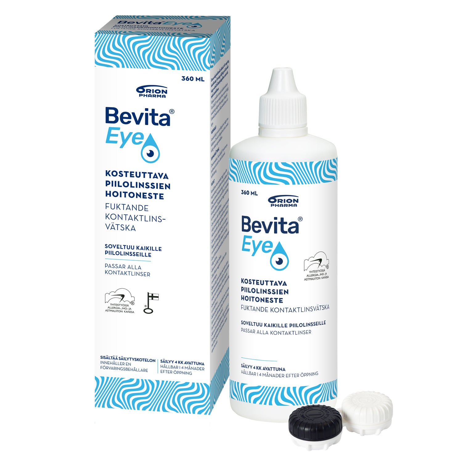 Bevita Eye Kosteuttava Piilolinssien hoitoneste 360 ml