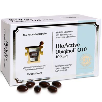 BioActive Q10 Uniqinol 100 mg -eri kokoja