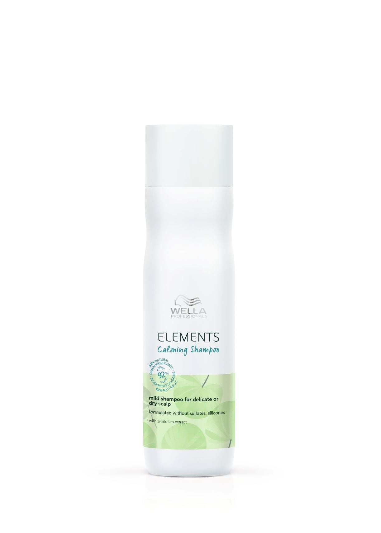 Wella Elements Calming Shampoo 250 ml -mieto shampoo herkälle hiuspohjalle