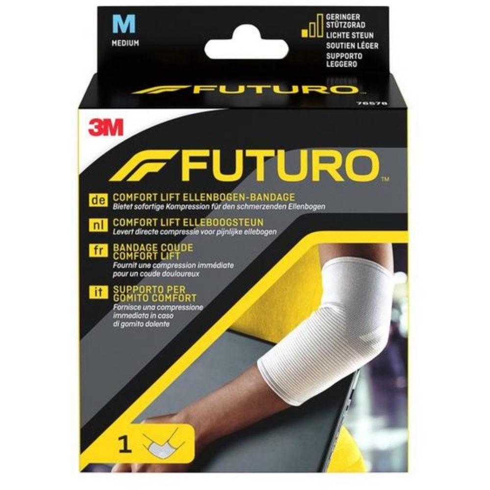 Futuro Comfort Lift kyynärpäätuki -eri kokoja