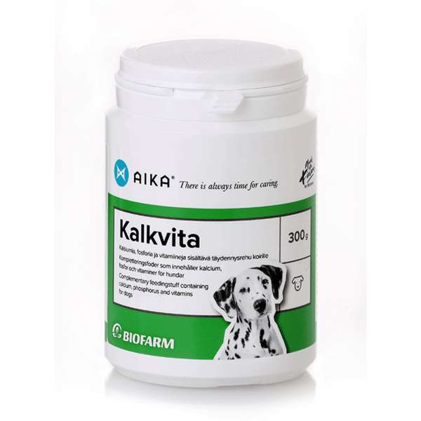 Aika KALKVITA -kalkkiravinne eläimille - eri kokoja