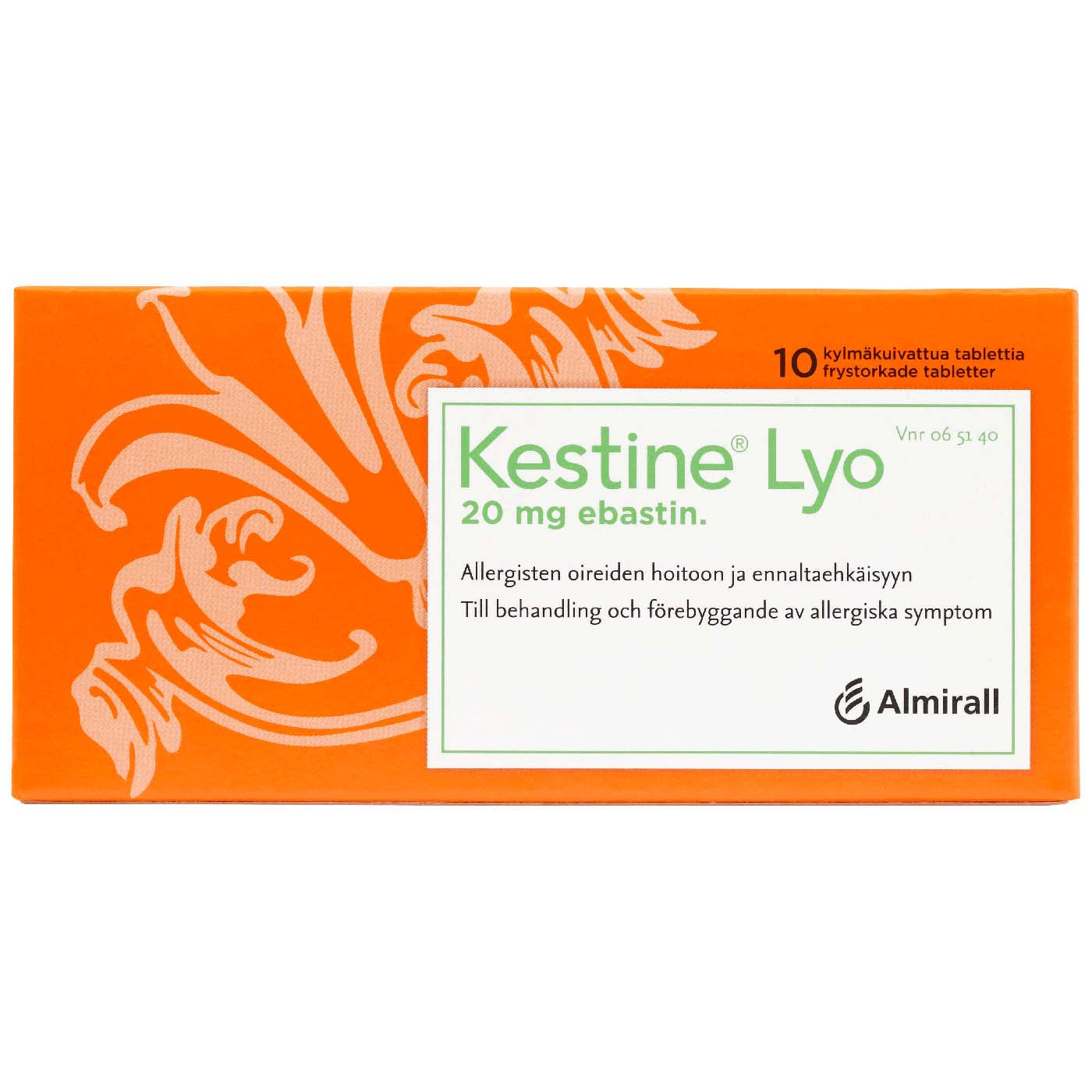 Kestine Lyo 20 mg - eri kokoja