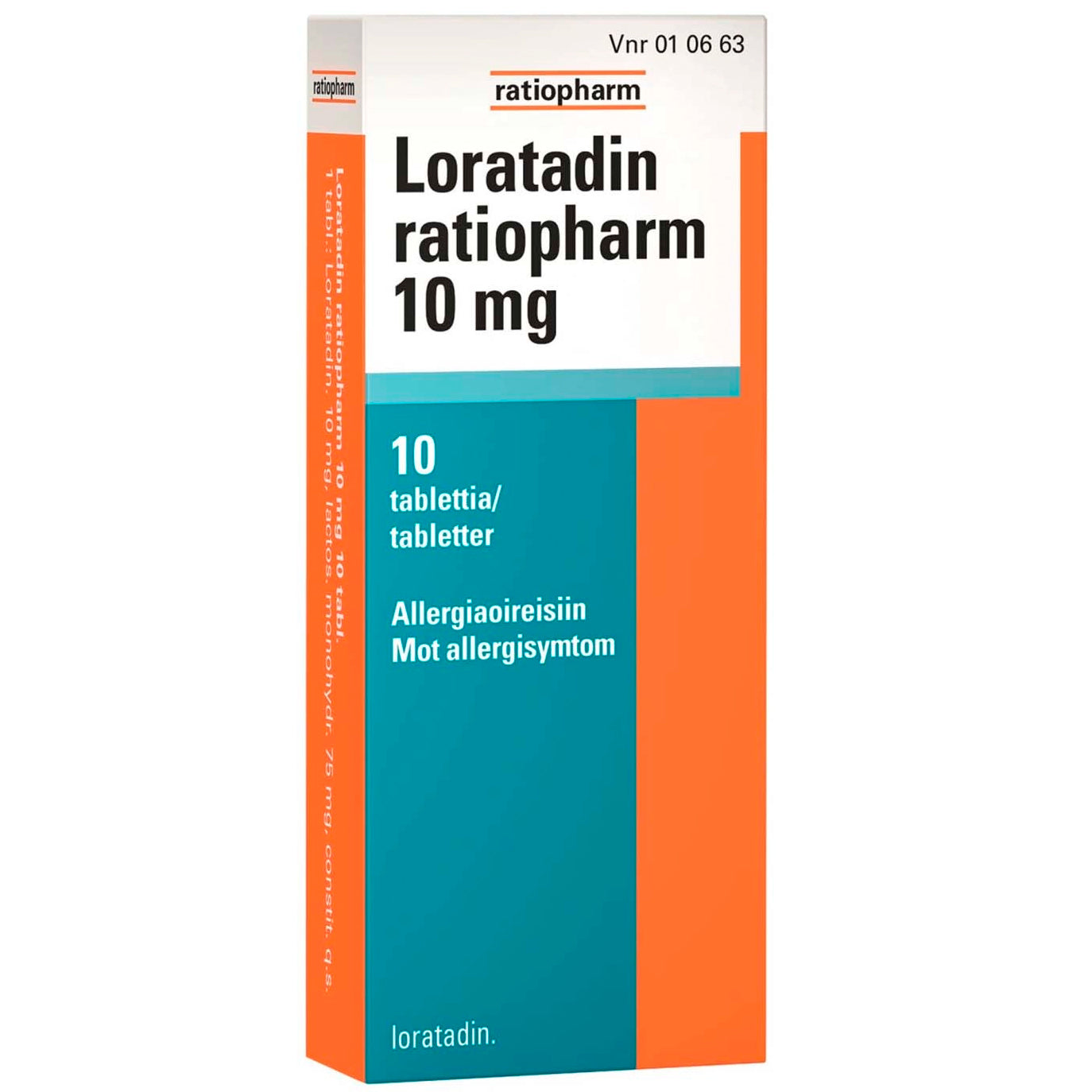 Loratadin ratiopharm 10 mg - eri kokoja