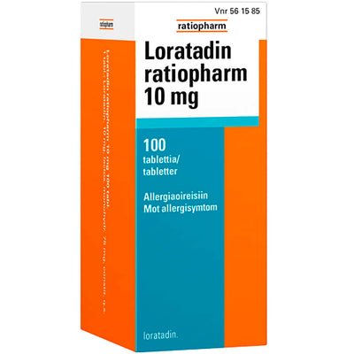 Loratadin ratiopharm 10 mg - eri kokoja