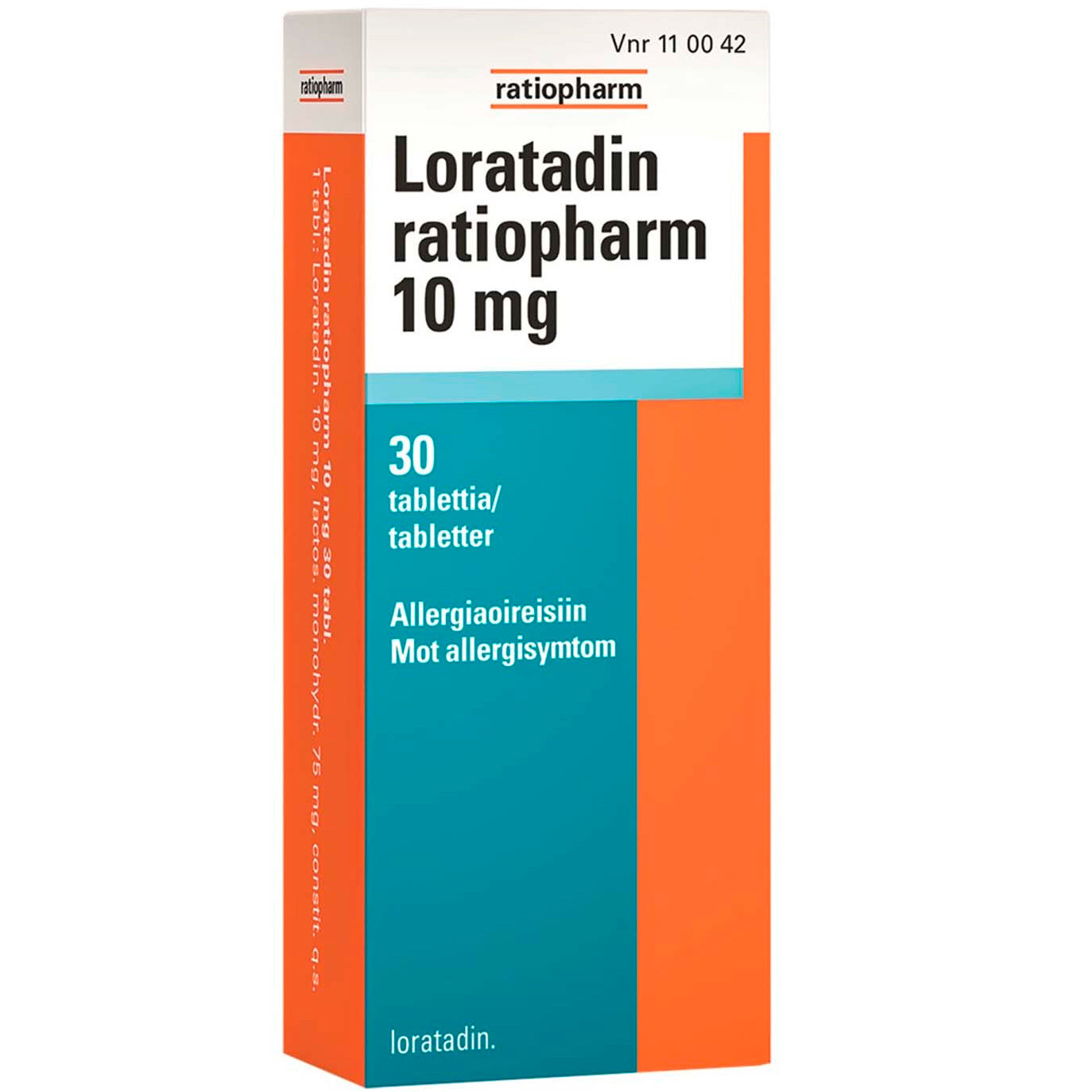 Loratadin ratiopharm 10 mg - eri kokoja