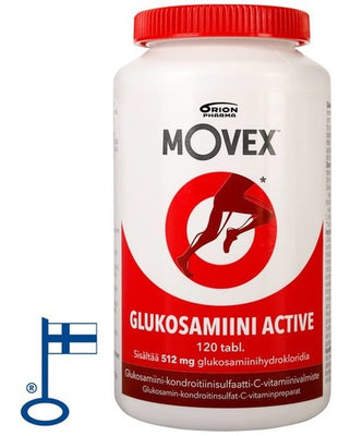 Movex Glukosamiini Active 120 tbl nivelten hyvinvointiin