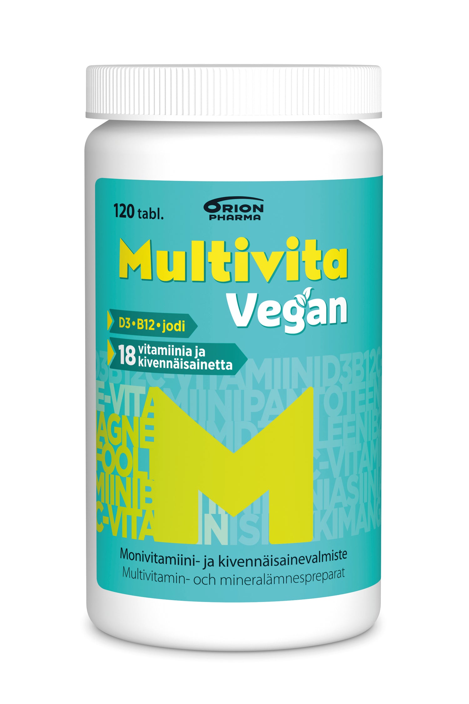 MULTIVITA VEGAN MONIVITAMIINI 120 KPL