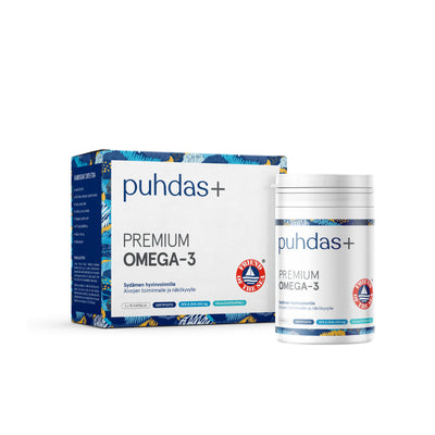 Puhdas+ Premium Omega-3 180 kaps.