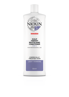 NIOXIN System 5 Scalp Revitalizer -Hoitoaine käsitellyille, lievästi ohentuneille hiuksille -Eri pakkauskokoja
