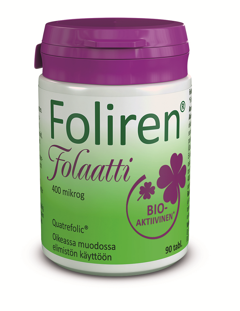 Foliren Folaatti 400 mikrog