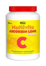 Multivita Ascorbin Long 500 mg - 200 tablettia