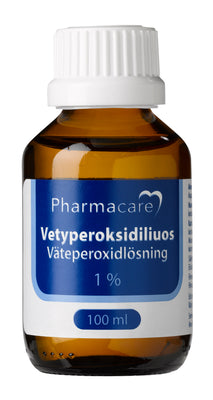Pharmacare Vetyperoksidiliuos 1% 100ML