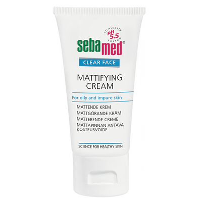 Sebamed Clear Face Mattifying Cream mattapinnan jättävä voide 50 ml