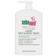 Sebamed Liquid Face & Body Wash -pesuneste 1000 ml pumppupullo + Sebamed suihkuugeeli 250 ml KAUPAN PÄÄLLE!