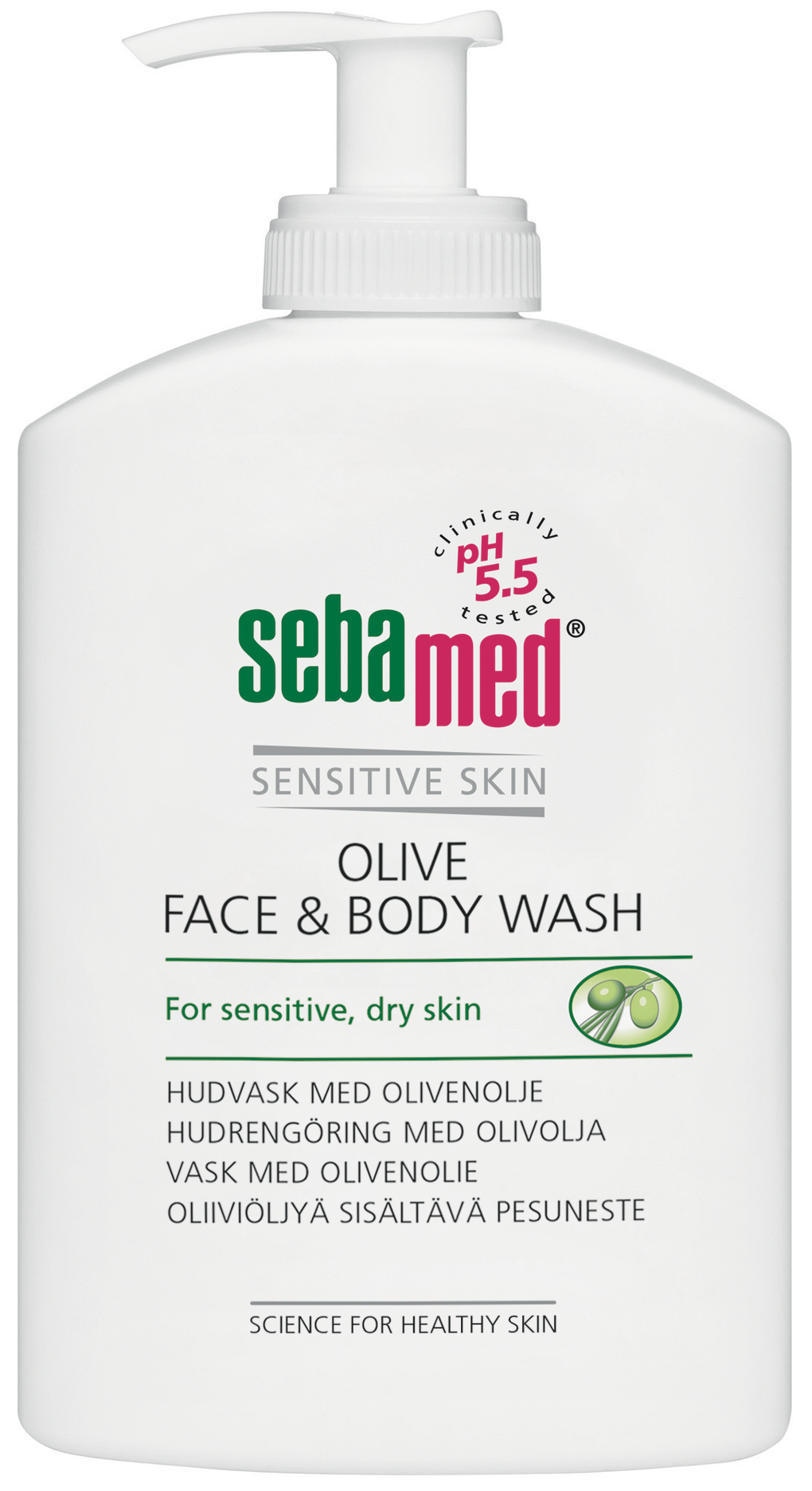 Sebamed Olive Face & Body Wash -pesuneste 300 ml