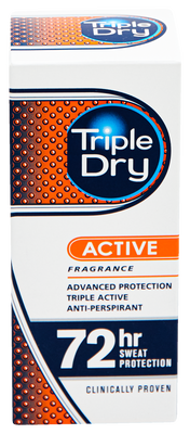 Triple Dry ACTIVE Men Roll-on antiperspirantti 50 ml