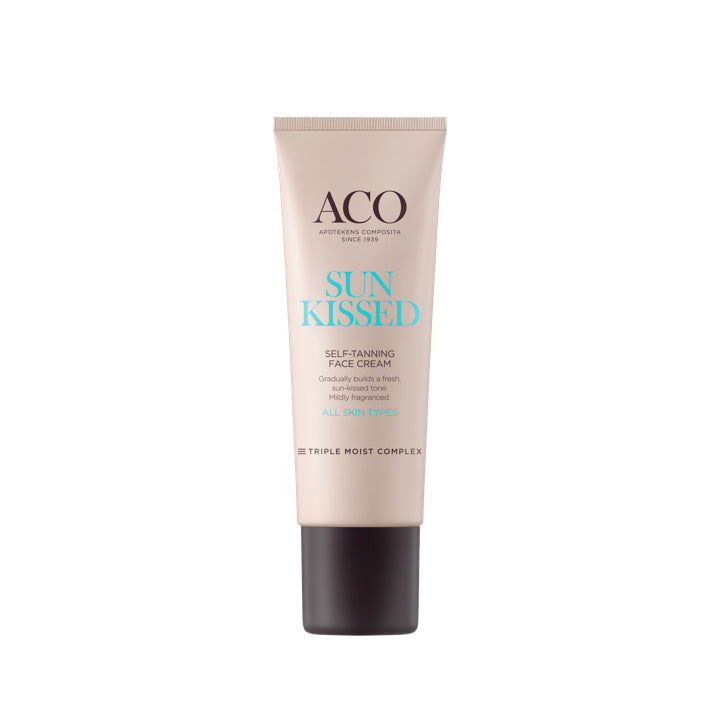 ACO Sun Face Sun Kissed Face Cream -asteittain ruskettava kasvovoide