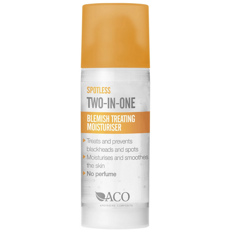 ACO Spotless Two-In-One Blemish Treating kosteuttava ja hoitava geeli 50 ml