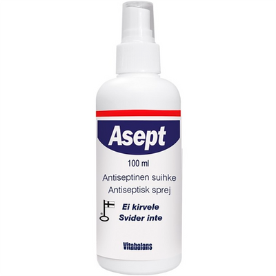Asept-suihke 100 ml