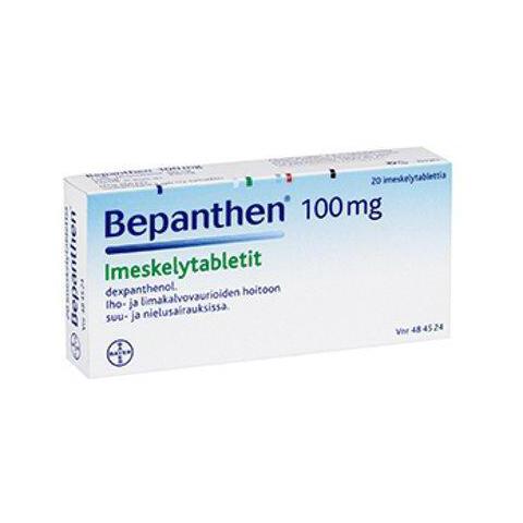 Bepanthen 100 mg -imeskelytabletti