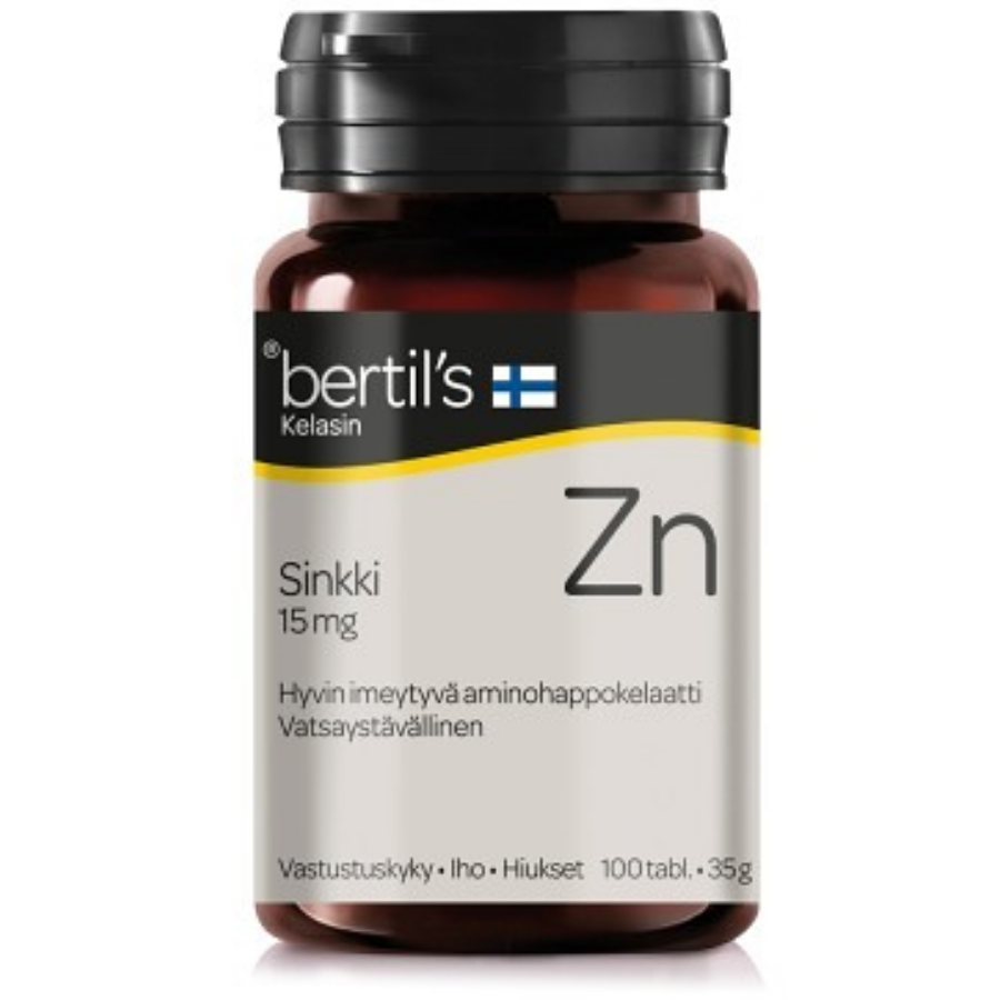 Bertil's Kelasin Sinkki 15 mg