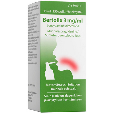 Bertolix 3 mg/ml -suusumute
