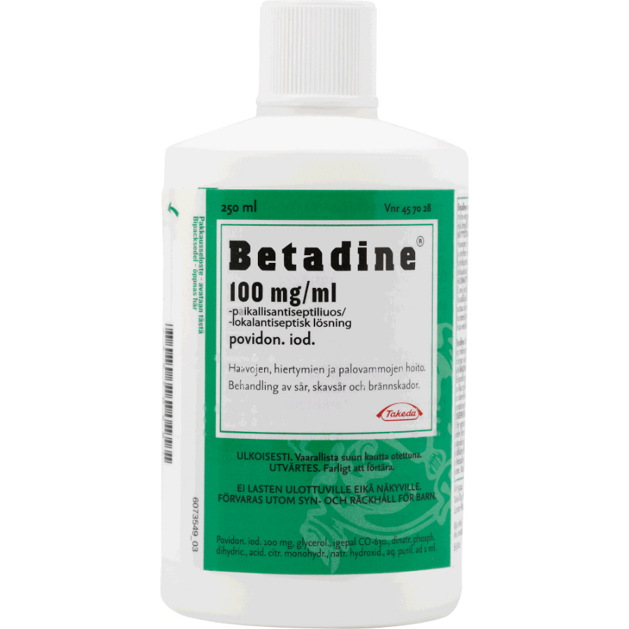 Betadine 100 mg/ml -antiseptinen liuos