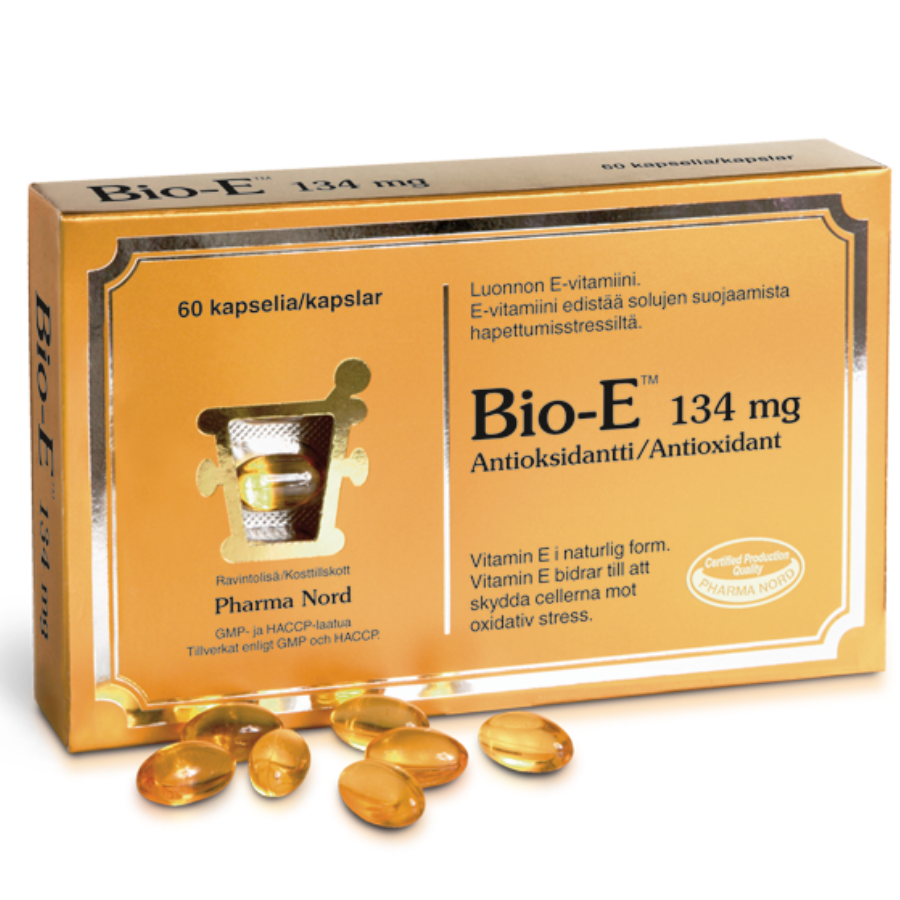 Bio-E 134 mg luonnon E-vitamiini