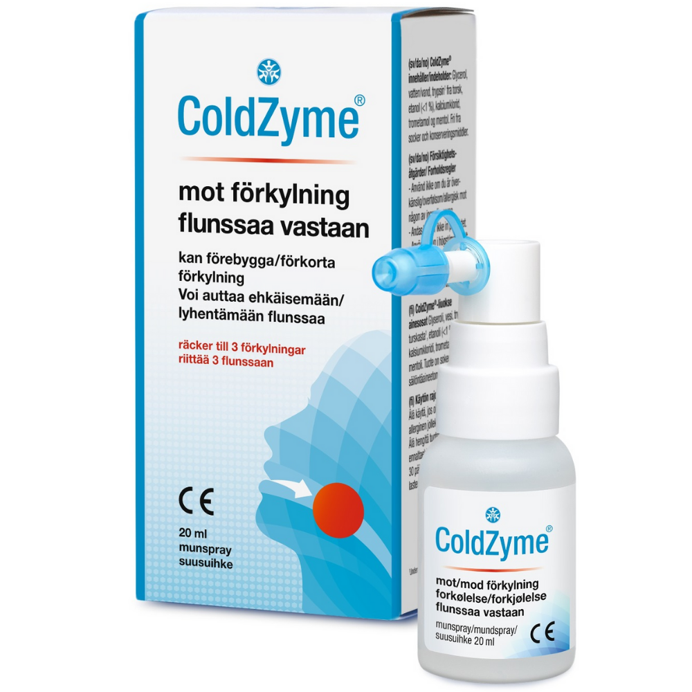 ColdZyme suusuihke flunssaa vastaan